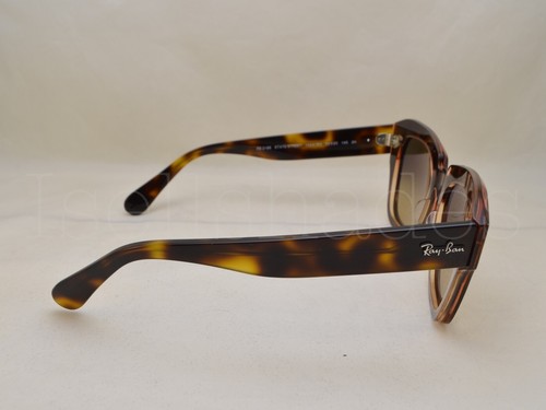 Ray Ban STATE STREET (RB2186-1324BG 52) Havana On Trans Pink with Brown Lens - Picture 3 of 5