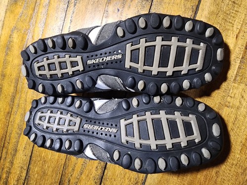 Skechers Sneakers da uomo stile rilassato piatte comfort pizzo pelle 61181 taglia 7 - Foto 7 di 10