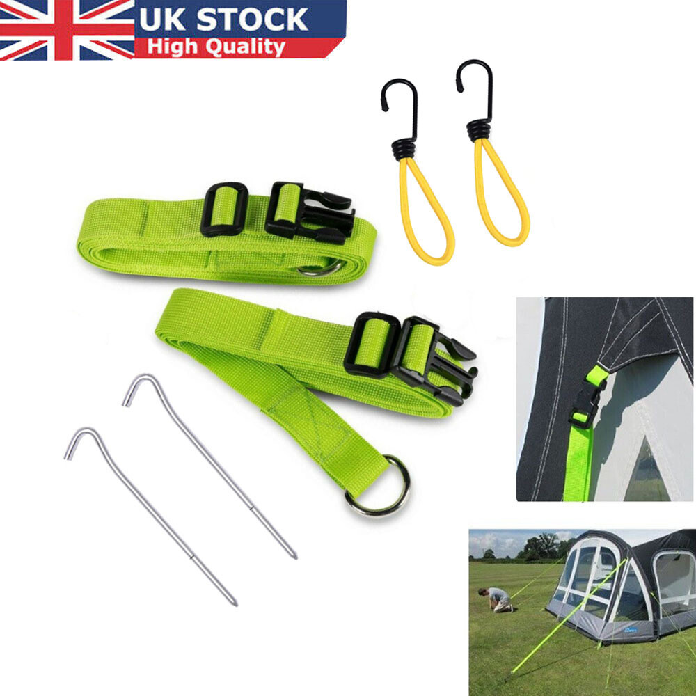 Kampa Dometic Storm Straps Awning Tie Down Kit Set Caravan Motorhome