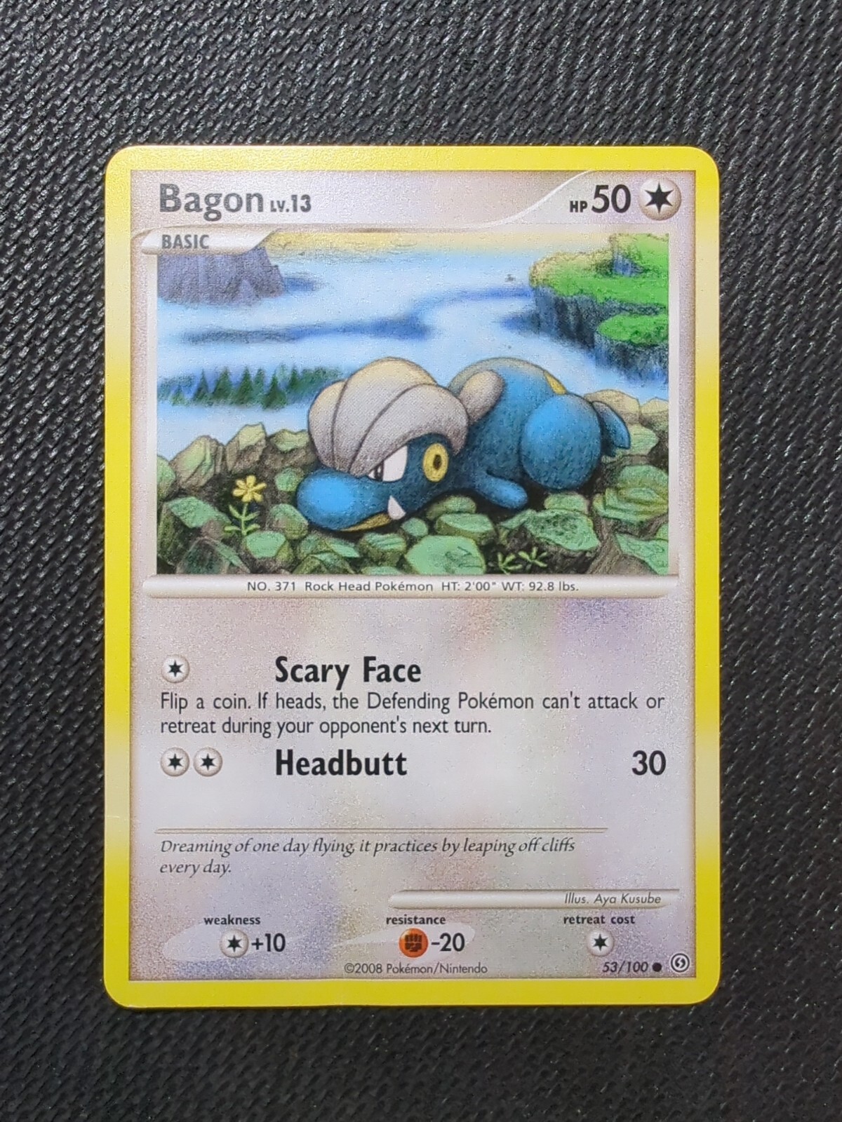 Pokémon TCG Bagon Stormfront 53/100 Regular Common