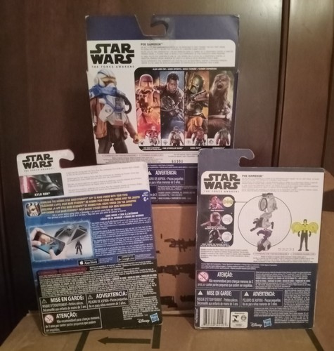 Star Wars Kylo Ren+Poe Dameron+Pilot Poe Dameron Lot 3.75 Inch New - Picture 3 of 6