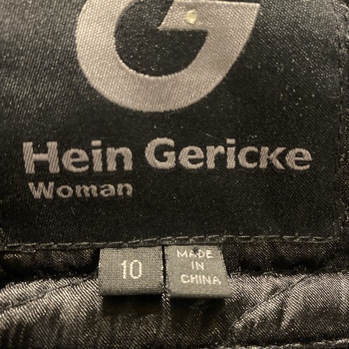 Hein Gericke Woman's Sz 10 Leather Padded Motorcycle Jacket Quilted Lining EUC - Picture 12 of 18