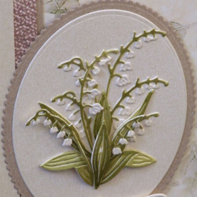 Lily Of The Valley Metal Cuttin Diy Scrapbooking Vintage Frame Paper Card Making Ebay