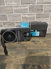 VINTAGE New Kingston FM/AM Radio Original Box, Instructions, NEW