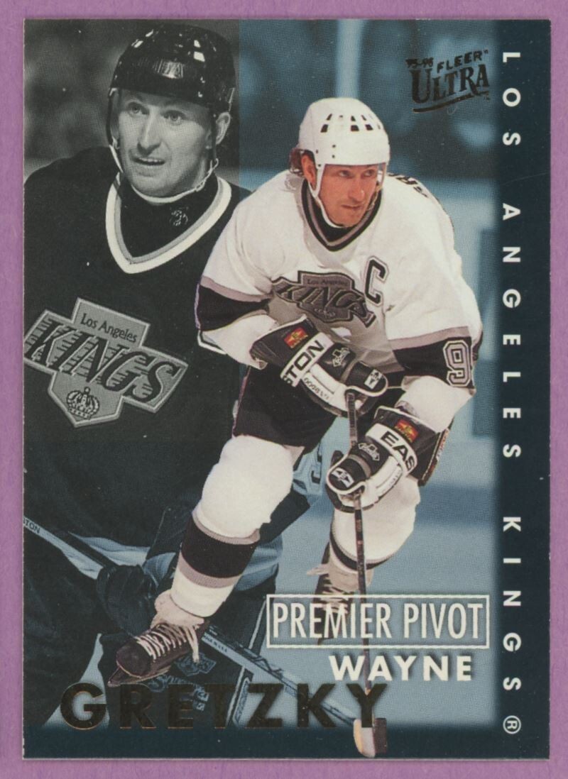 1995 95-96 FLEER ULTRA PREMIER PIVOT INSERT KINGS WAYNE GRETZKY #3