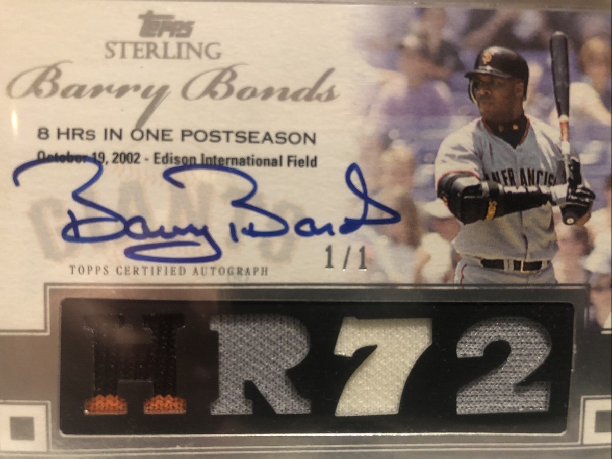 2006 TOPPS STERLING MOMENT RELIC PATCH AUTO 1/1 PRIME #BB