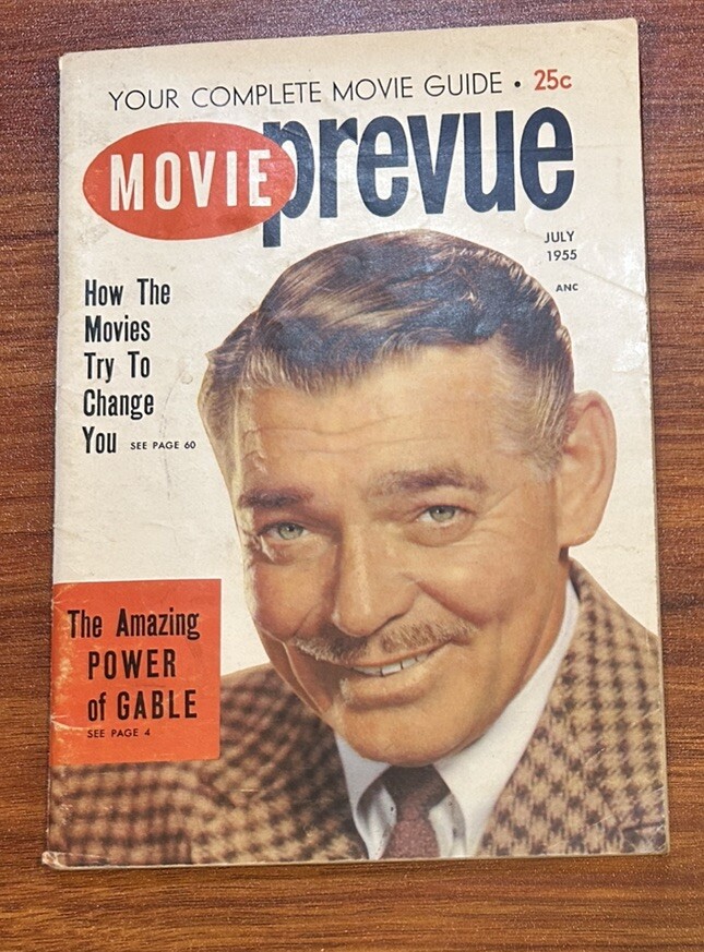 Movie Prevue 1956 Clark Gable 7 Year Itch Marilyn Monroe Joan Collins