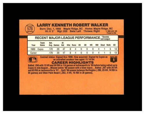 LARRY WALKER YOU PICK SEE SCANS OF EVERY CARD RC, INSERTS HIGH GRADE CARDS - Picture 117 of 463