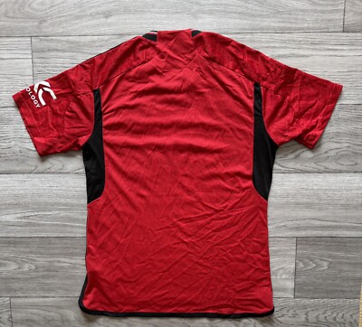 Manchester United Shirt Sz M Red Home Kit 2023 2024 Adidas