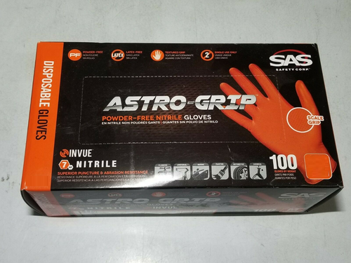 GUANTI NITRILE ARANCIONE CONF.10 PZ. TG.XL CF 1,0 - Foto 7