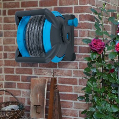 tischdecke vinyl Abwaschbare Garten Tischtuch ECKIG | RUND Color:blue