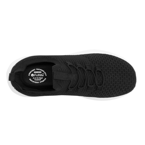 FitVille Womens Walking Shoes Lightweight Sneakers Wide Width for Flat Feet - Picture 21 of 35