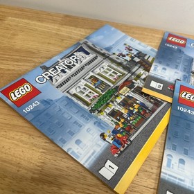Lego 10243 Creator Expert Parisian Restaurant Instruction Manuals Only