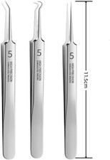 Profal Facial Blahead Remover Tweezers, Extractor Acne Removal Kit