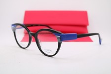 NEW WOODYS 241004 POMPADOUR 01 BLACK BLUE WHITE GOLD AUTHENTIC EYEGLASSES 51-19