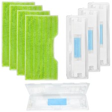 Margolongte Re-usable Pad Refills Compatible with VacMop 26*13*1cm, Green