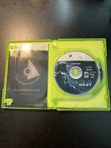 Halo 3: ODST Microsoft Xbox 360 With Manual - Please Read