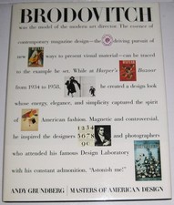 Brodovitch - hardback 1989, Harper's Bazaar art director, photographer