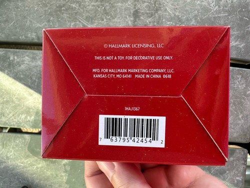 Punze Christbaumschmuck rot Kardinal Vogel mit Box - Bild 5 von 6