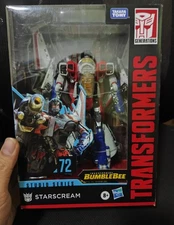 Transformers Starscream Studio Deluxe SS72 Figure Bumblebee Movie Hasbro In Hand