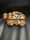 Vintage Lion in Shield Natural Imported Briar Billiard Estate Smoking Pipe — photo 3
