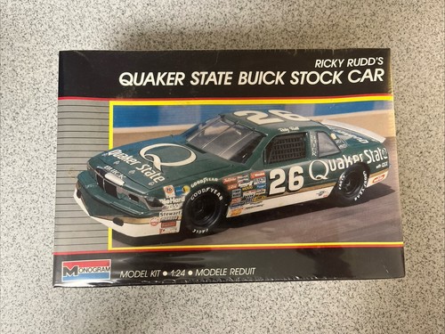 Monogram Ricky Rudd #26 Quaker State Buick Stock Car Modellbausatz #2786 Scale Model - Bild 4 von 8
