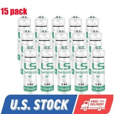 15X for LS 14500 LS14500 AA 3.6V Lithium Battery. US STOCK 