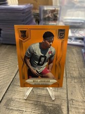 2025 Donruss Elite Will Johnson Rookie Orange /199 #115 RC. A45