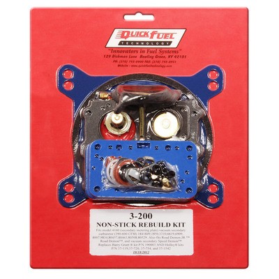 QUICK FUEL TECHNOLOGY 4160 Rebuild Kit - Non-Stick- 3-200QFT