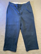 Dickies Work Pants Mens 36X32 Navy Blue Relaxed Fit