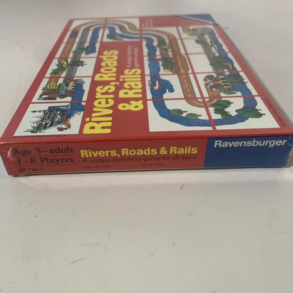 Rivers Roads and Rails Vintage And Complete Otto Ravensburger Matching Game Kids - Image 3 of 3