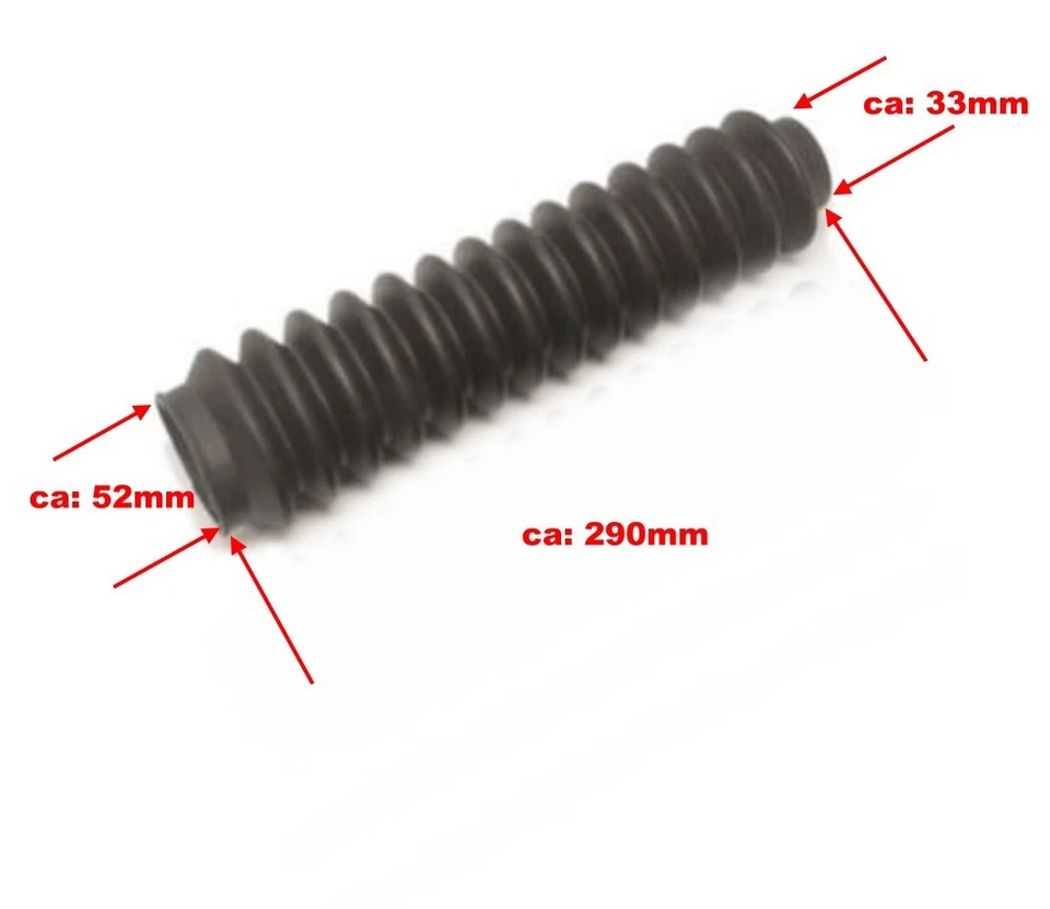 Stoßdämpfer / Lenkungsdämpfer SCHUTZGUMMI schwarz Paar - Bild 2 von 2