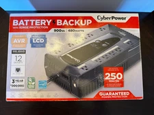 CyberPower 900VA/480W Intelligent LCD UPS Model AVRG900LCD