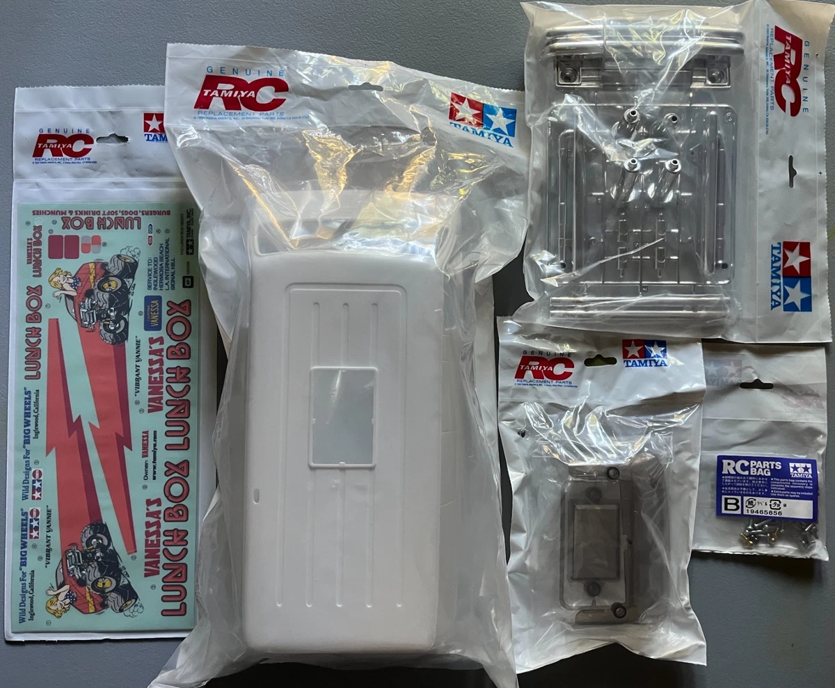 PrecisionGeek Titolari del Corpo Tamiya Lunchbox Anodizzato Blu 4pz