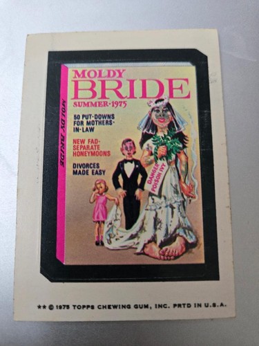 1975 Topps Wacky Packs Serie 14 #3 Moldy Bride Magazin - Bild 1 von 2