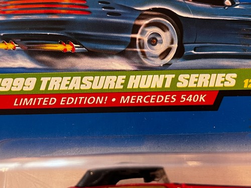Hot Wheels 1999 Treasure Hunt Series Mercedes 540K Limited Edition #1 of 12 - Picture 5 of 8