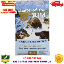 Taste of the Wild Dry Dog Food - Pacific Stream with Smoke Flavored Salmon 28 lb