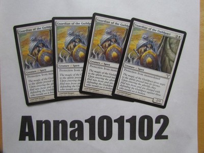 Guardian of the Guildpact x4 4x Dissension White COM Creature Spirit 10/180 MTG