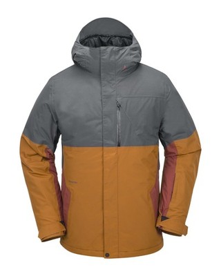 Volcom L Insulated Gore-Tex Men's Winter Jacket, Caramel, Small