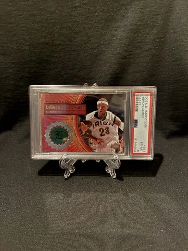 2003 LeBron James Upper Deck Hardcourt Floor Rookie Card RC UD PSA 6 LB1 📈🔥