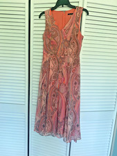 Lovely Tommy Hilfiger chiffon summer dress with paisley design size 2-4