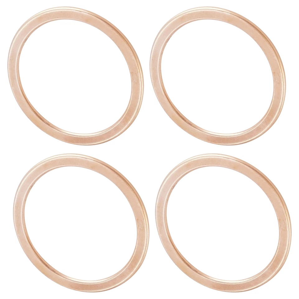 Junta de tubo de escape para Kawasaki ZX-6R Ninja ZX636F ABS 2013 2014 2015 2016-2018 Foto 3 de 4