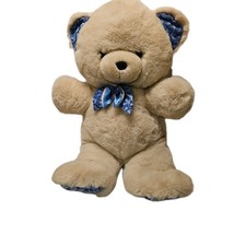 Vintage Teddy Precious Dandee Plush Large Stuffed Bear 24"