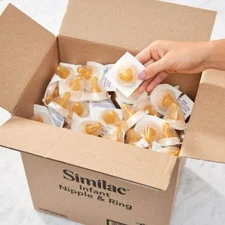 Pack Of 15 Similac Infant standard flow Disposable Nipples and Rings for RTF