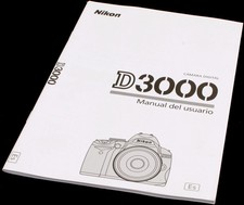 Nikon D3000 Manual, SPANSIH ONLY