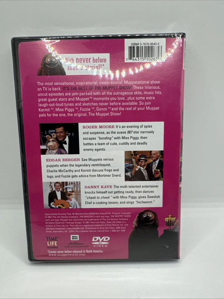 Best Of The Muppet Show DVD Featuring Roger Moore, Edgar Bergen, Danny Kaye NEW - Image 2 of 2