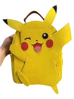 Pokemon Loungefly Pikachu Faux Leather Mini Backpack - (NEW With