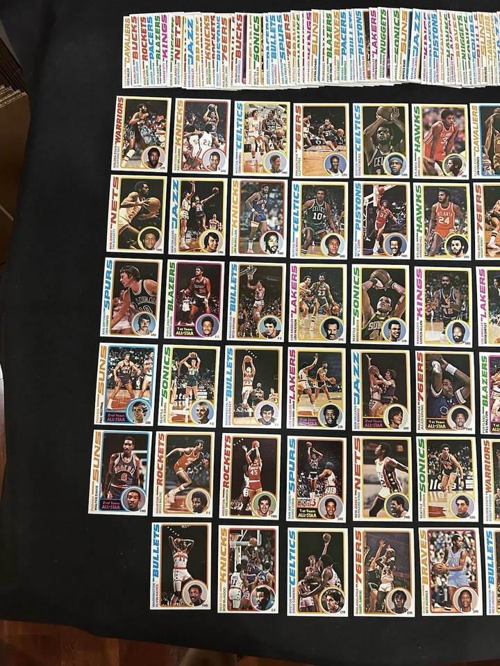 1978-79 Topps Basketball Complete Set 132 Mint Bernard King RC Jabbar Erving *2 - Image 3 of 4