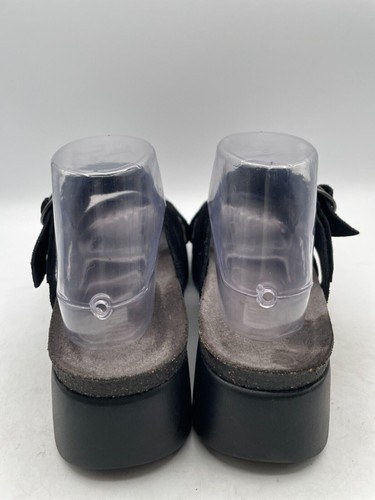 Munro M511446 Sofia Damen-Plateausandale Größe 10M schwarz Leder Slipper - Bild 3 von 9