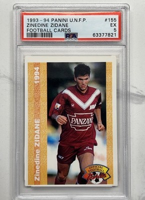 Carte Rookie Zinedine Zidane - Girondins De Bordeaux 1995 - Onze Mondial